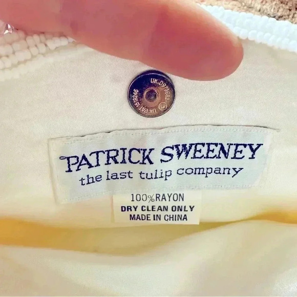 NWOT Patrick Sweeney The Last Tulip Company Vintage Sequin Purse - Picture 7 of 8